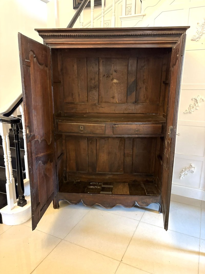 Magnificent Quality Late 17th Century Antique French Provincial Oak Armoire
